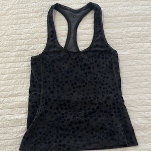 Black Fitted Sleeveless Tank Top